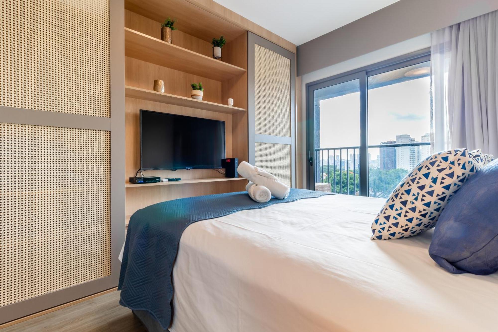 Studios No Melhor Ponto De Moema Garagem Lazer E Metro Perto Wifi Gratis Сан-Паулу Екстер'єр фото