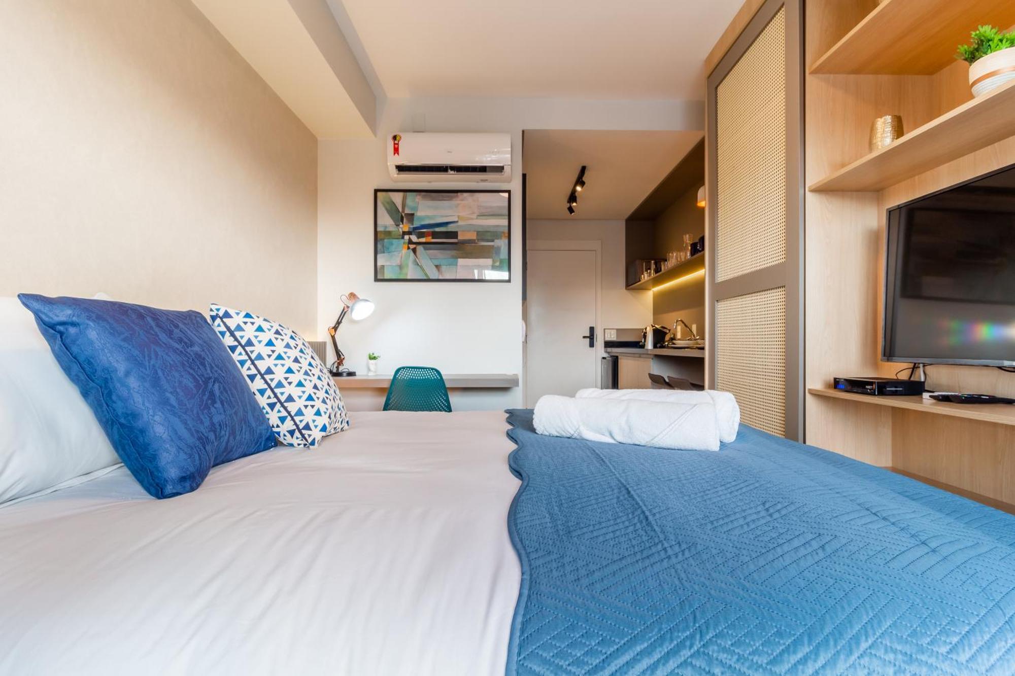 Studios No Melhor Ponto De Moema Garagem Lazer E Metro Perto Wifi Gratis Сан-Паулу Екстер'єр фото
